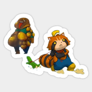 Resident Evil: Resistance - Mr Raccoon Walking Croco Sticker